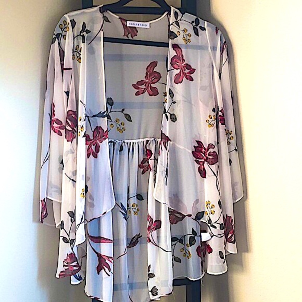 Chris & Carol Sheer Kimono Wrap